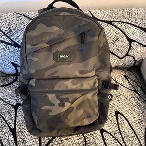 Oakley Urban Camo Backpack - Black and Gray and green